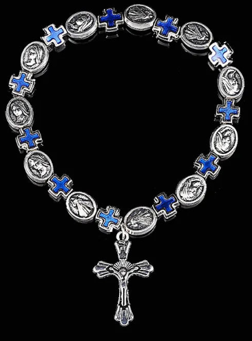 Jesus Cross Rosary Bracelet