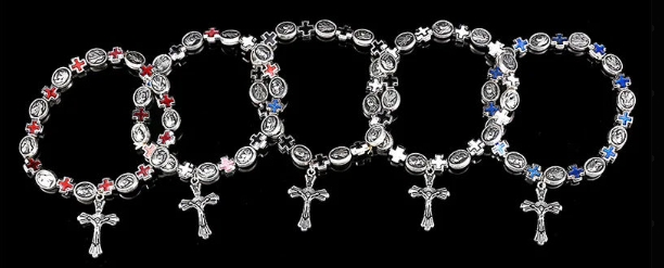 Jesus Cross Rosary Bracelet